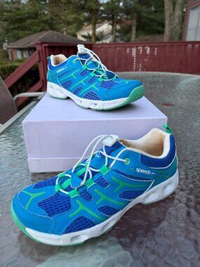 Speedo Sporty Water Sneakers – Blue/Green – Gorpcore / Outdoor – Size 7